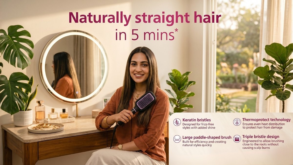 Philips Hair Straightener Brush
