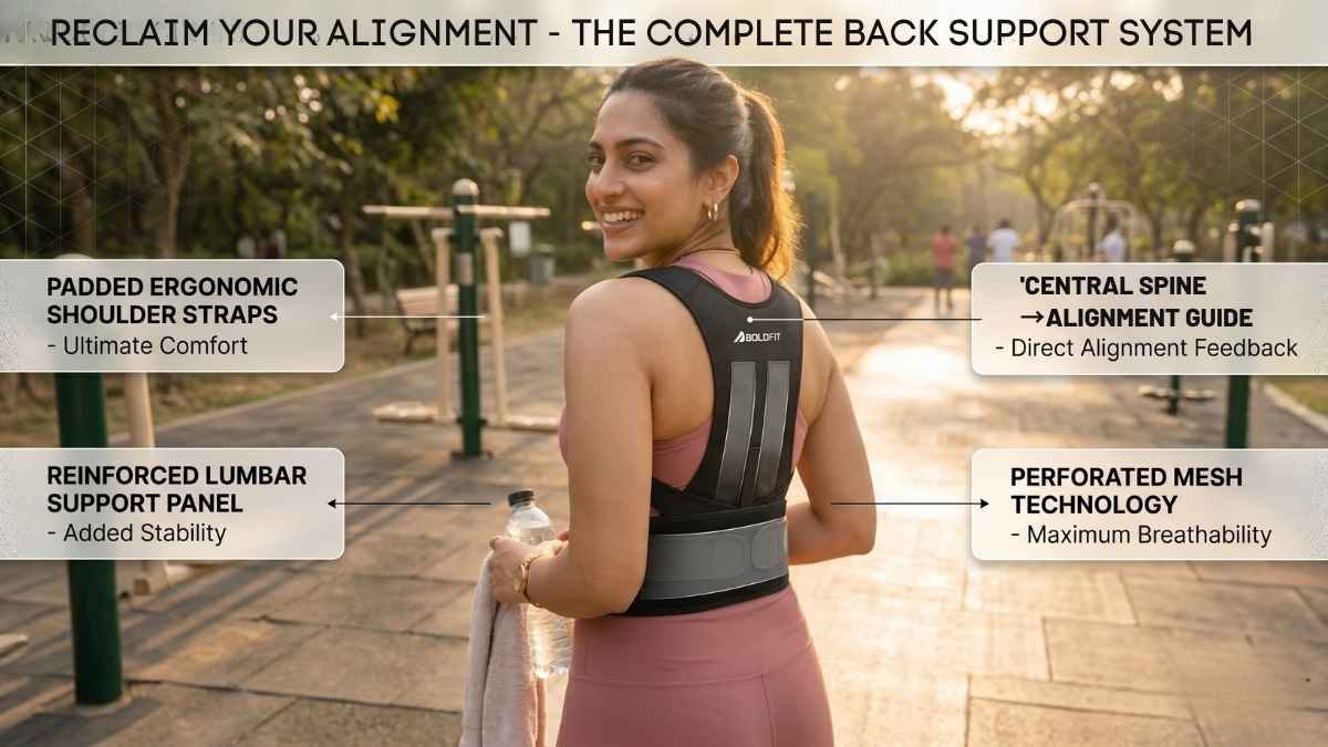Boldfit Posture Corrector Review
