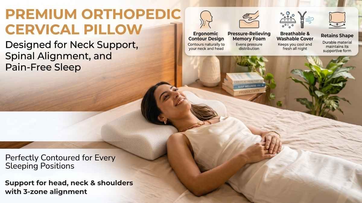 CareFoam Contour Cervical Pillow